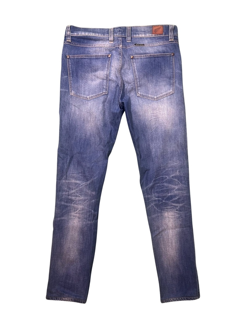 Michael Bastian Blue Cotton Denim Slim Fit Made In Italy Men’s Jeans EUC 32x29 - Picture 3 of 7